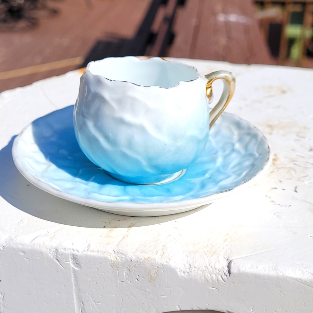 Antique Porcelain Miniature Demitasse Cup Teacup